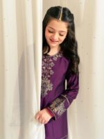 Sweet Irish – Screen Printed Cotton Silk 2-Piece Pakistani Dress for Girls | Triple - Image 4