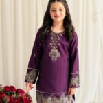 Sweet Irish – Screen Printed Cotton Silk 2-Piece Pakistani Dress for Girls | Triple