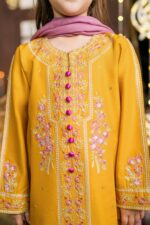 Areeb – Embroidered Cotton Lawn 3-Piece Pakistani Dress for Girls | Triple - Image 2