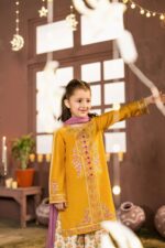 Areeb – Embroidered Cotton Lawn 3-Piece Pakistani Dress for Girls | Triple - Image 3