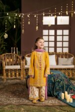 Areeb – Embroidered Cotton Lawn 3-Piece Pakistani Dress for Girls | Triple - Image 6