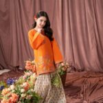 Afshan – Embroidered Cotton Lawn 3-Piece Pakistani Dress for Girls | Triple