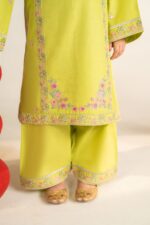 Sabika – Embroidered Cotton Lawn 3-Piece Pakistani Dress for Girls | Triple - Image 4