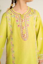 Sabika – Embroidered Cotton Lawn 3-Piece Pakistani Dress for Girls | Triple - Image 5