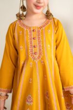 Aayat – Embroidered Cotton Lawn 3-Piece Pakistani Dress for Girls | Triple - Image 2