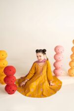 Aayat – Embroidered Cotton Lawn 3-Piece Pakistani Dress for Girls | Triple - Image 7