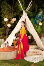 Sonam – Embroidered Cotton Lawn 3-Piece Pakistani Dress for Girls | Triple - Image 3