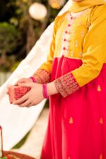 Sonam – Embroidered Cotton Lawn 3-Piece Pakistani Dress for Girls | Triple - Image 6