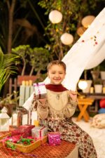 Mishri – Embroidered Cotton Lawn 3-Piece Pakistani Dress for Girls | Triple - Image 2