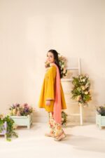 Aarij – Embroidered Cotton Lawn 3-Piece Pakistani Dress for Girls | Triple - Image 5