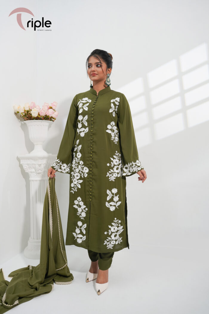 Triple Bangladesh – ladies dress online shopping – women's salwar kameez 3-piece set